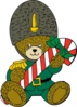 Christmas Guard Teddy Bear Clip Art